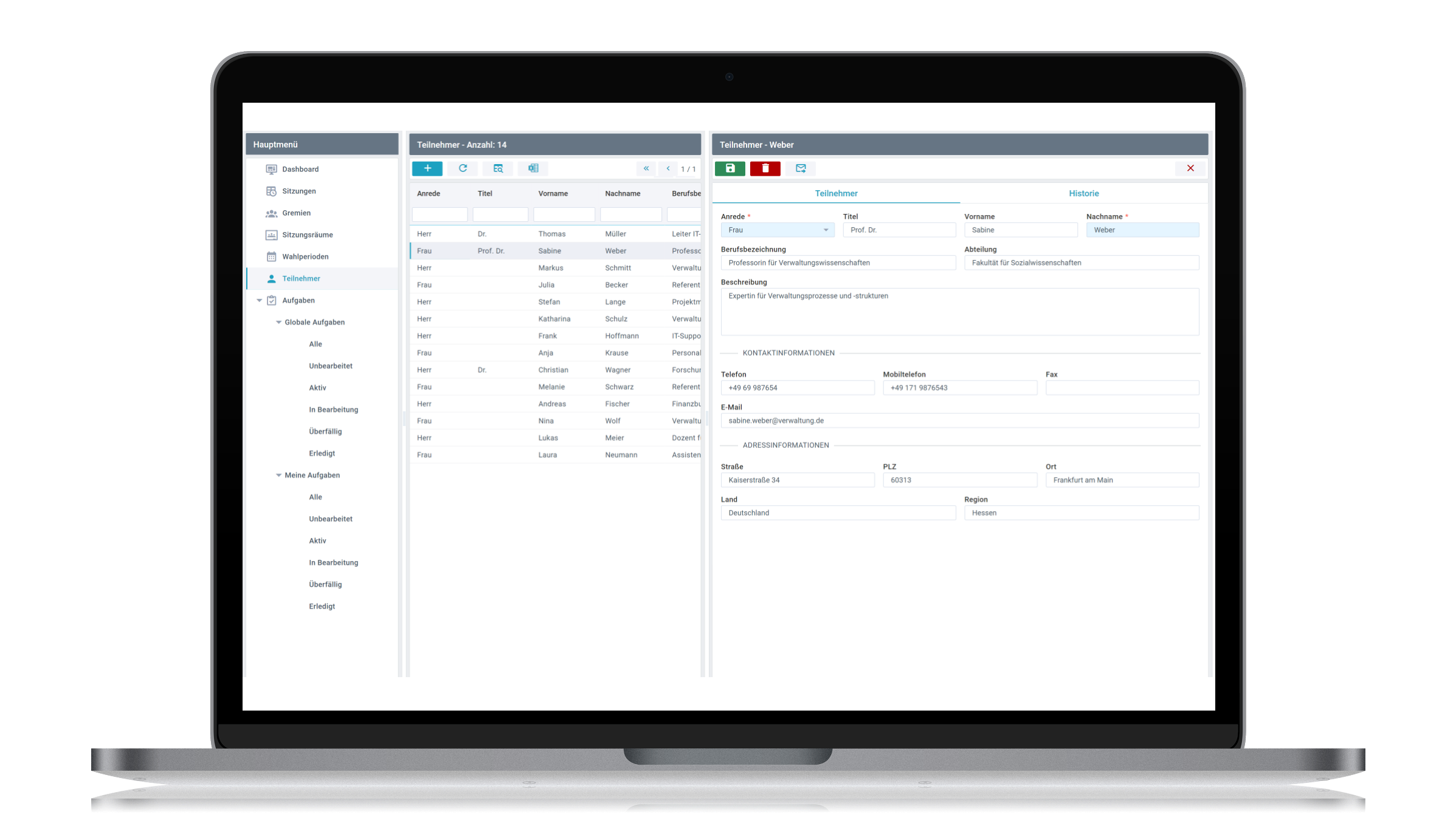 alphaflow | Sitzungsmanagement