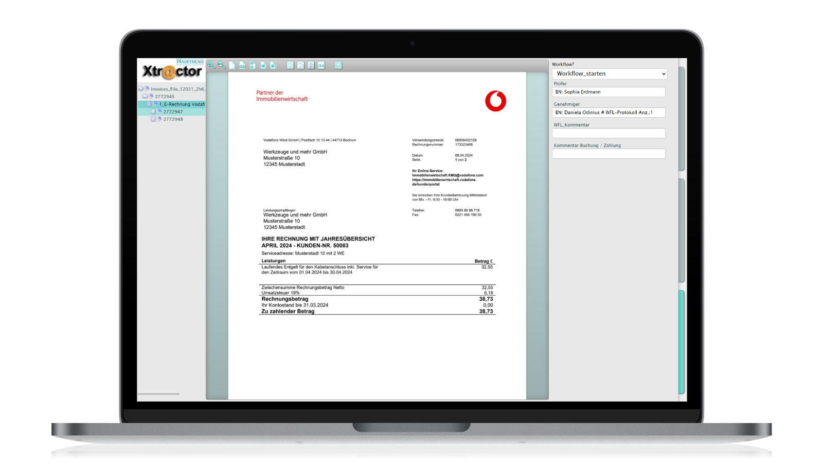 ecm:one Invoices for GDI