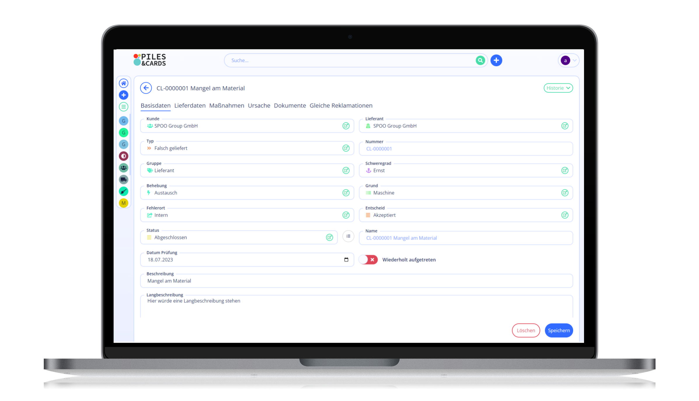 SPOO: Reklamationsmanagement