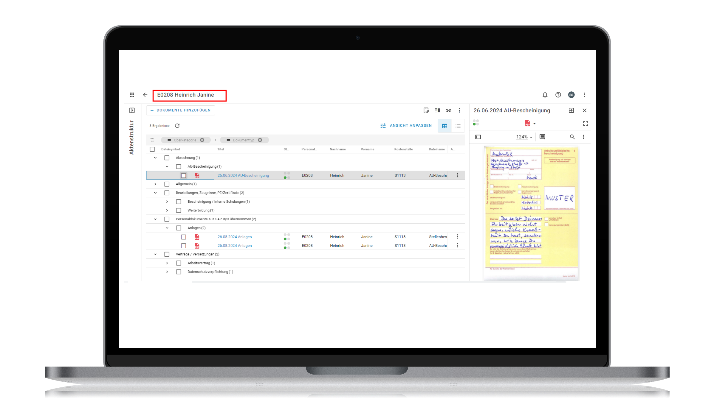 ECM Personalakte für SAP® Business ByDesign®