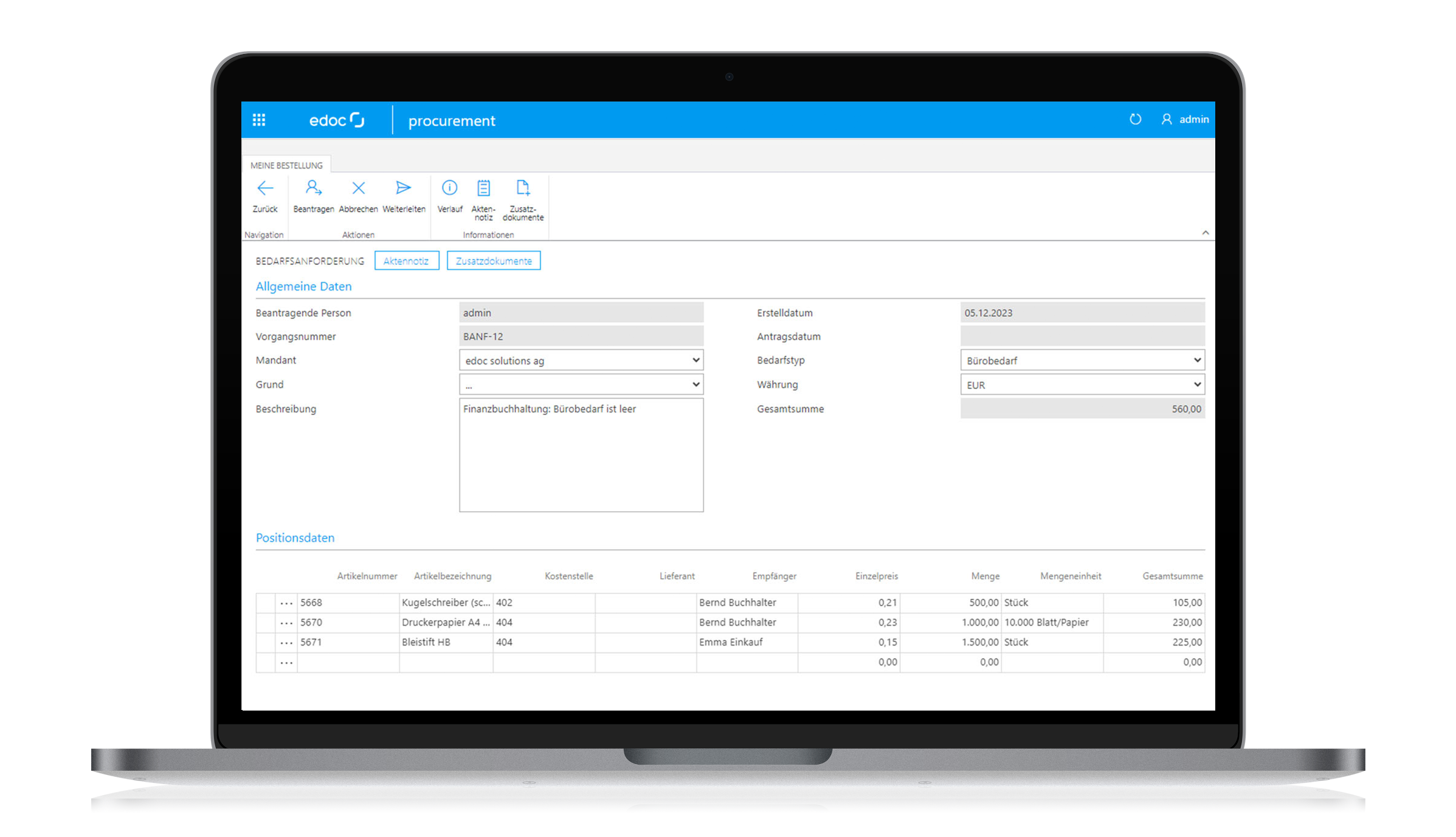 edoc procurement suite