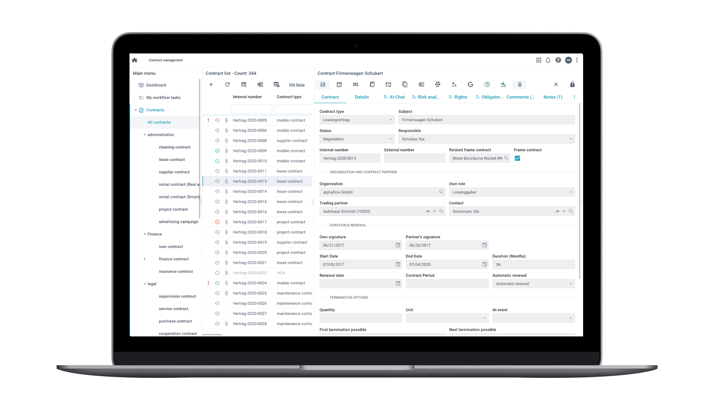 alphaflow | Contract Management