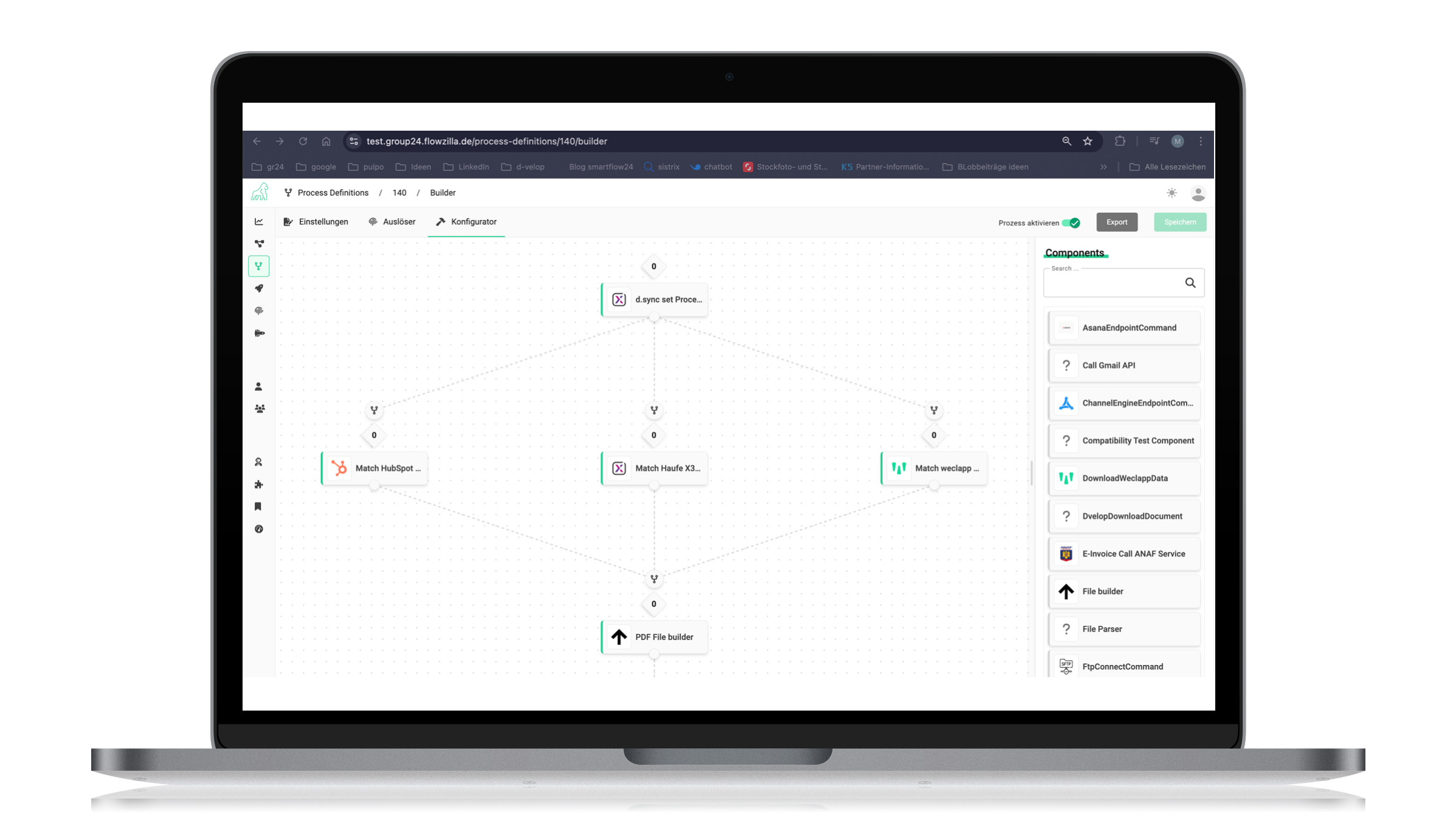 FLOWZILLA d.sync erp