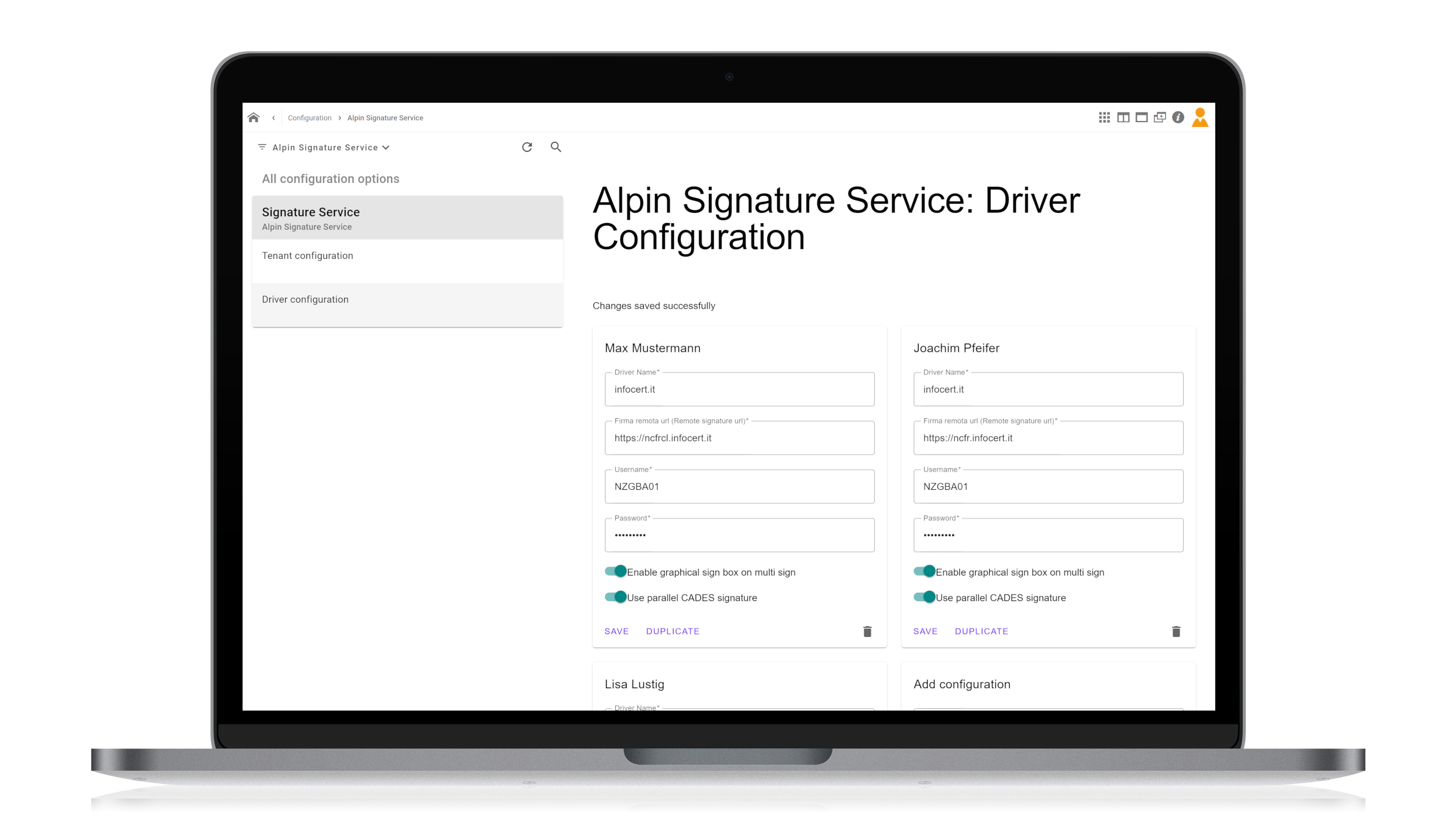 Alpin | Signature App for d.velop documents