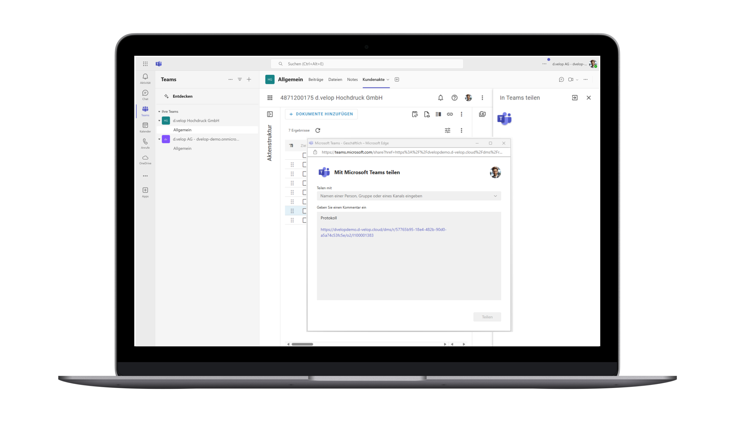 Microsoft Teams Integration 