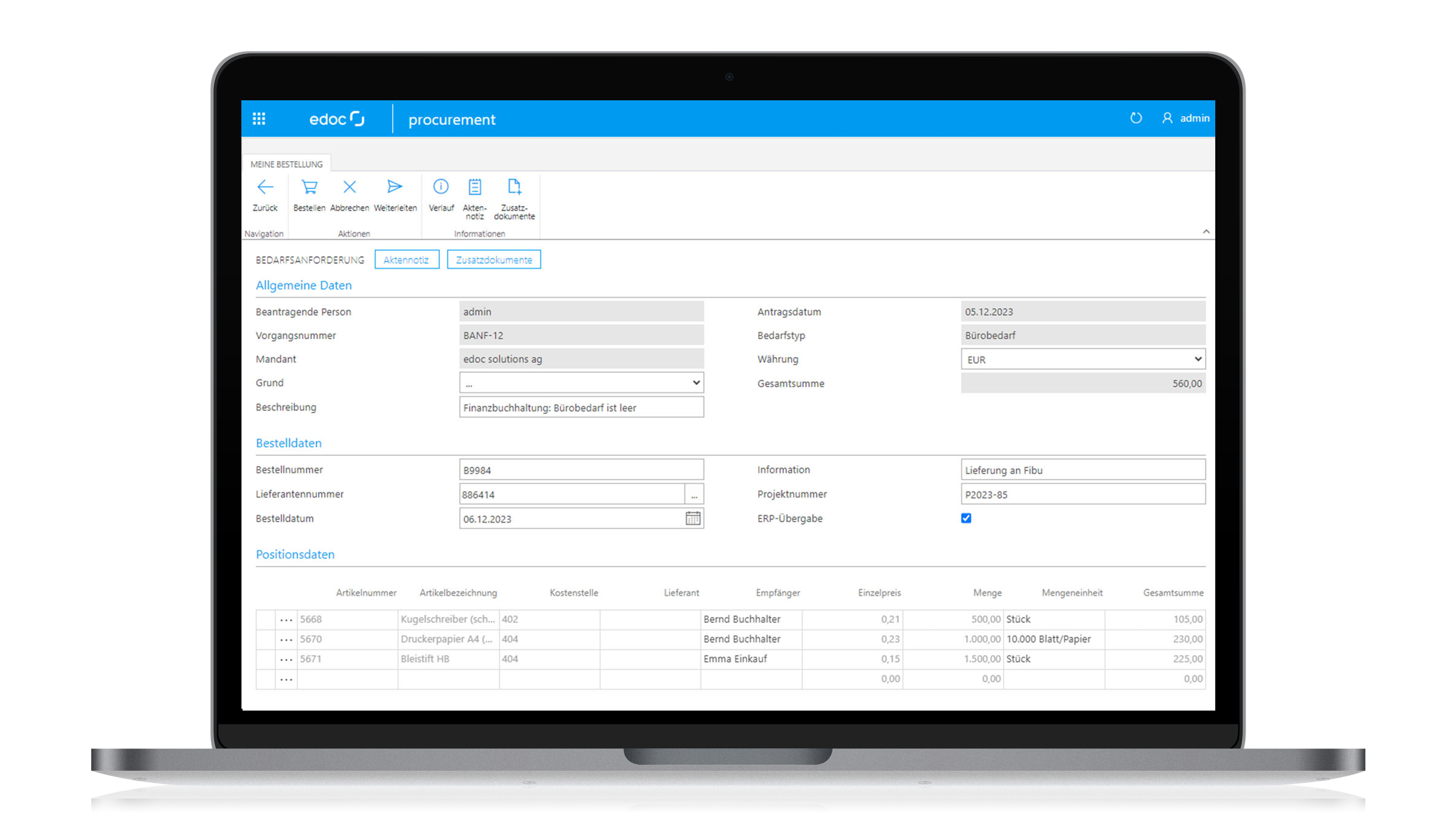 edoc procurement suite