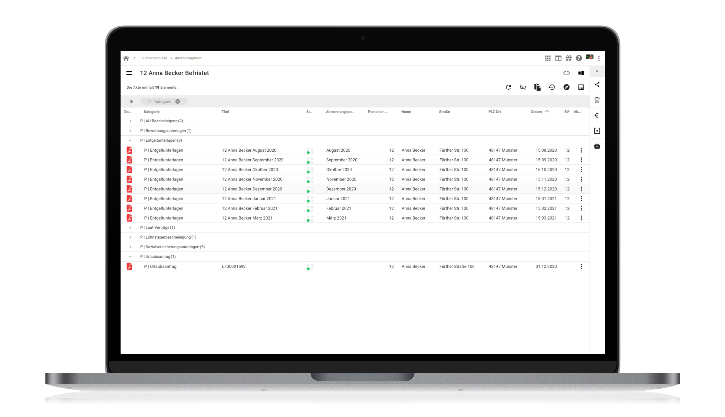 ecm:one Digitale Personalakte für DATEV