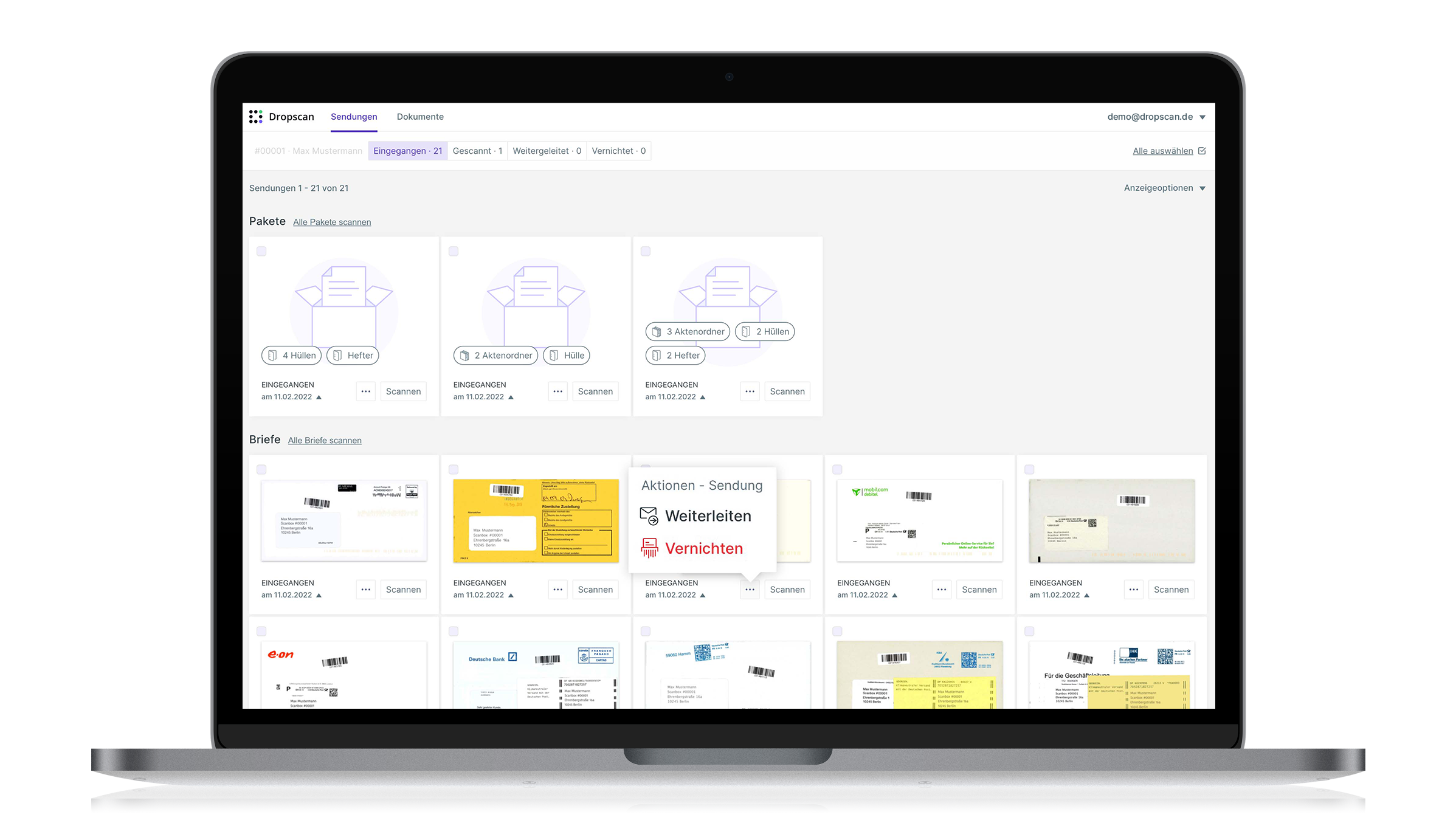 Dropscan Connector | Scanservice in der Cloud